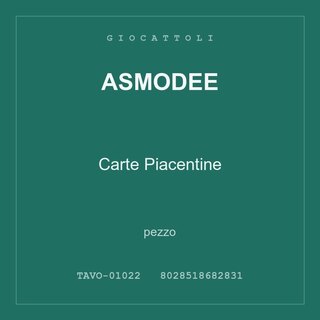 Asmodee Carte Piacentine — conf. 2 pz