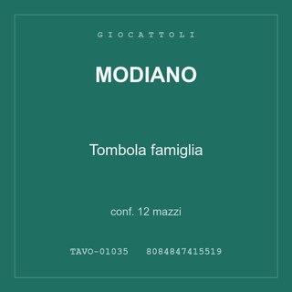 Modiano Tombola famiglia — conf. 12 mazzi