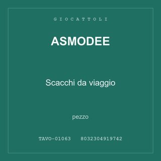 Asmodee Scacchi da viaggio — conf. 2 pz