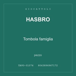 Hasbro Tombola famiglia — conf. 2 pz