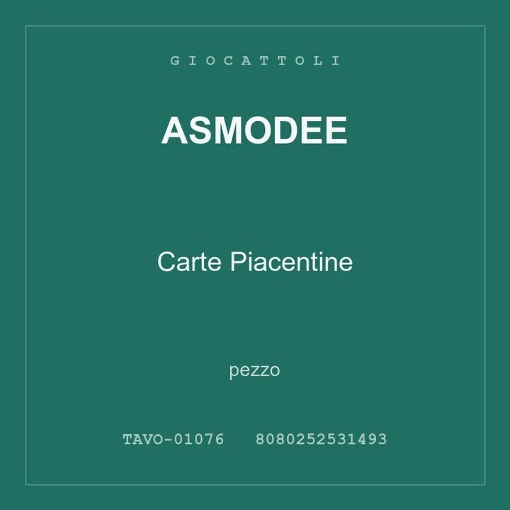 Asmodee Carte Piacentine — conf. 3 pz