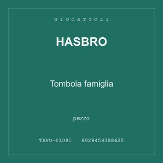 Hasbro Tombola famiglia — conf. 3 pz