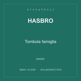 Hasbro Tombola famiglia — conf. 4 pz