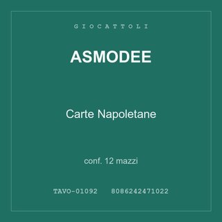 Asmodee Carte Napoletane — conf. 6 mazzi