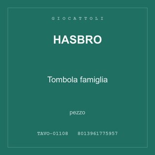 Hasbro Tombola famiglia — conf. 6 pz