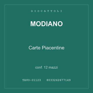 Modiano Carte Piacentine — conf. 35 mazzi