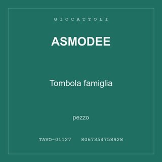 Asmodee Tombola famiglia — pezzo
