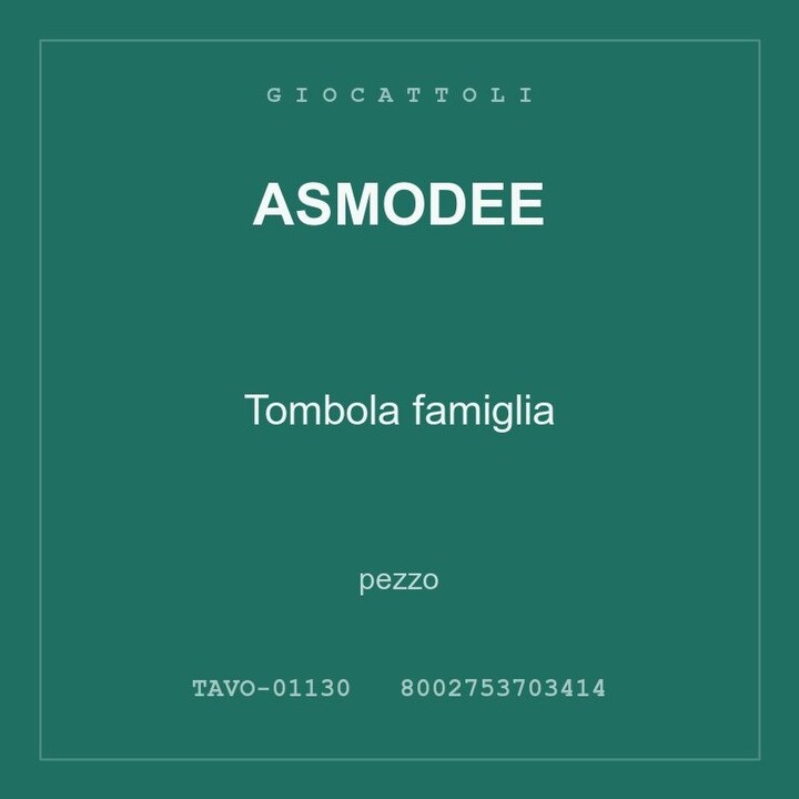 Asmodee Tombola famiglia — conf. 2 pz
