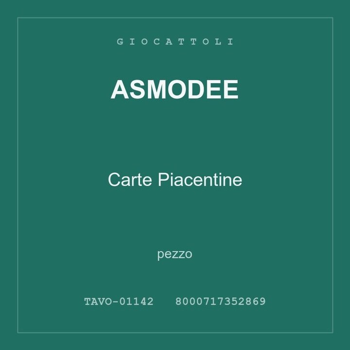 Asmodee Carte Piacentine — conf. 6 pz