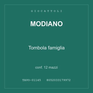 Modiano Tombola famiglia — conf. 25 mazzi