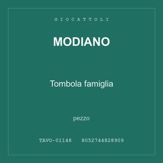 Modiano Tombola famiglia — pezzo