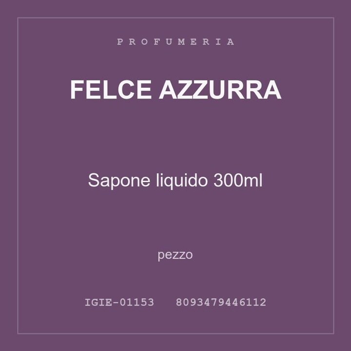 Felce Azzurra Sapone liquido 300ml — pezzo