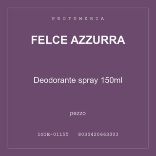 Felce Azzurra Deodorante spray 150ml — pezzo