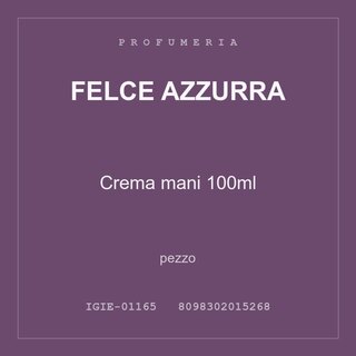 Felce Azzurra Crema mani 100ml — conf. 4 pz