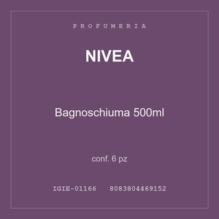 Nivea Bagnoschiuma 500ml — conf. 6 pz