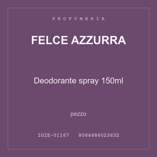 Felce Azzurra Deodorante spray 150ml — conf. 4 pz