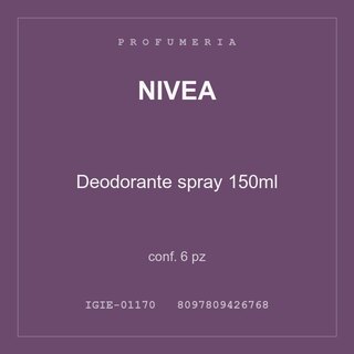 Nivea Deodorante spray 150ml — conf. 3 pz