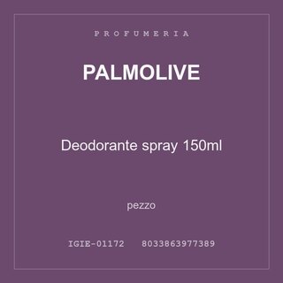 Palmolive Deodorante spray 150ml — pezzo