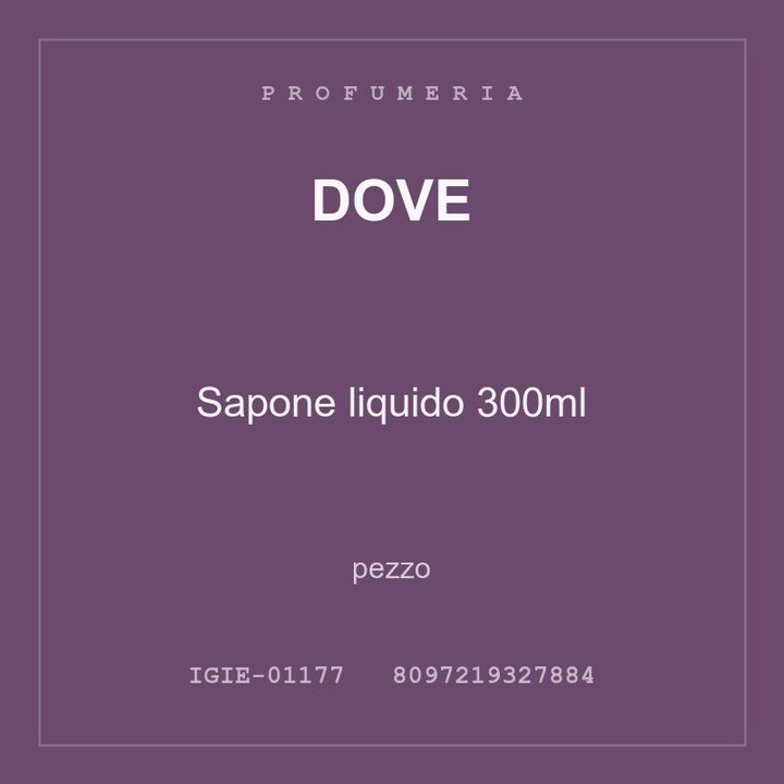 Dove Sapone liquido 300ml — conf. 2 pz
