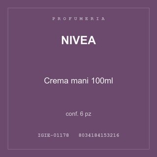 Nivea Crema mani 100ml — conf. 3 pz
