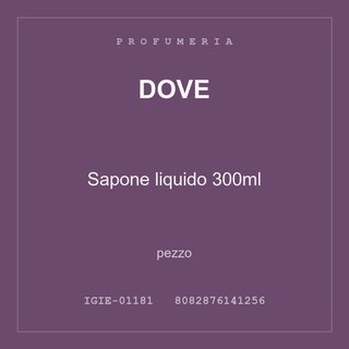 Dove Sapone liquido 300ml — conf. 8 pz