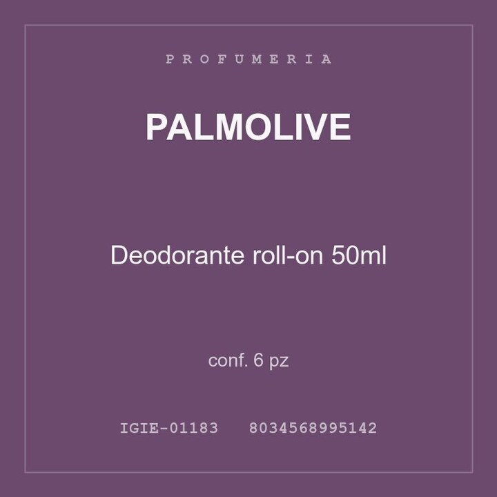 Palmolive Deodorante roll-on 50ml — conf. 3 pz