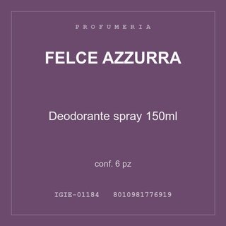 Felce Azzurra Deodorante spray 150ml — conf. 3 pz