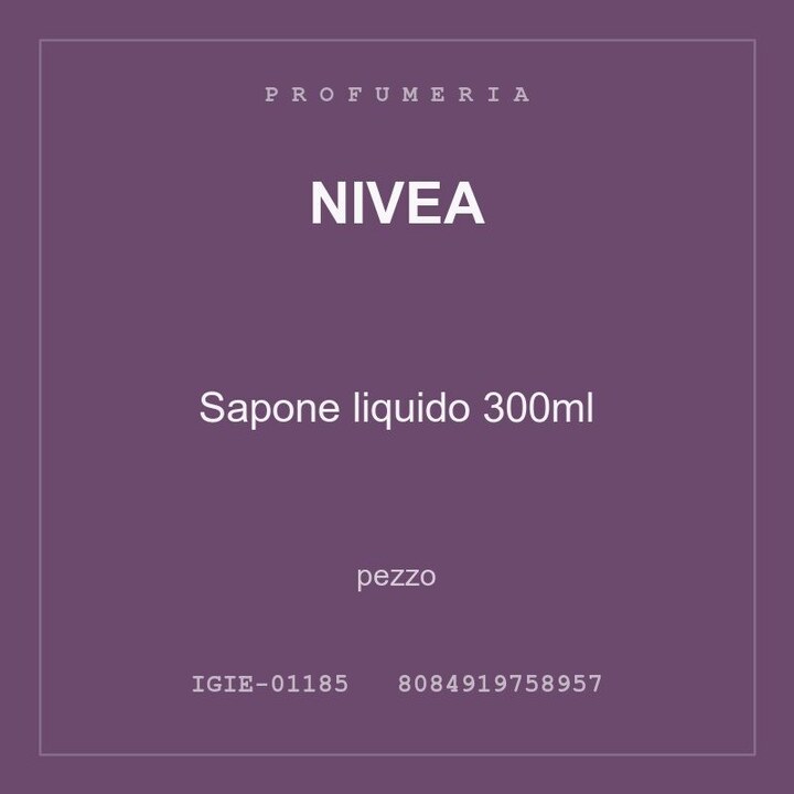 Nivea Sapone liquido 300ml — conf. 2 pz