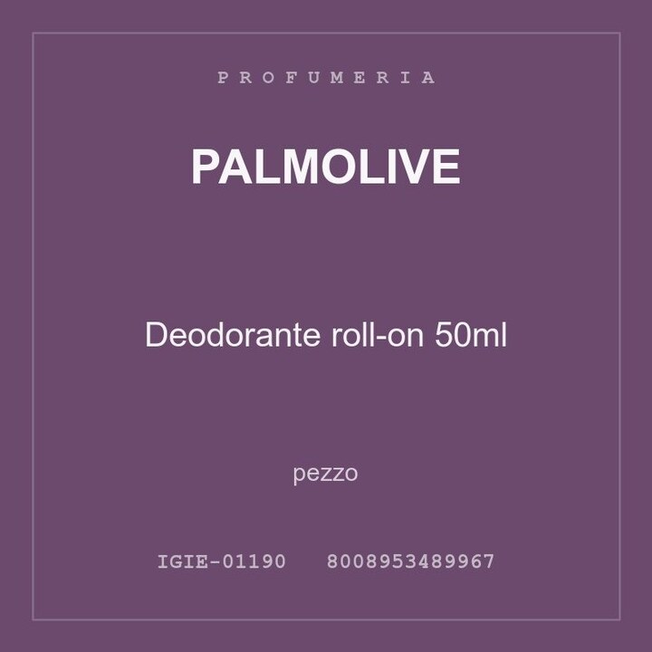 Palmolive Deodorante roll-on 50ml — conf. 2 pz