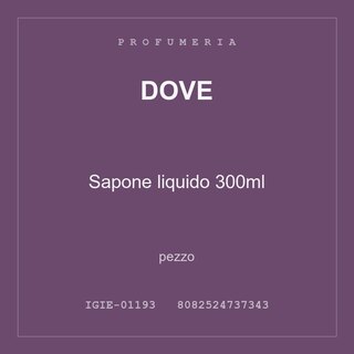 Dove Sapone liquido 300ml — conf. 12 pz