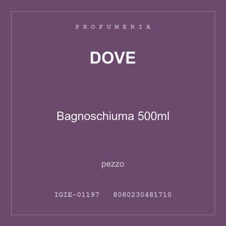 Dove Bagnoschiuma 500ml — pezzo