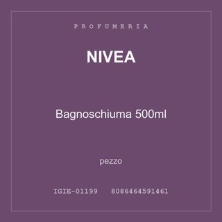 Nivea Bagnoschiuma 500ml — pezzo