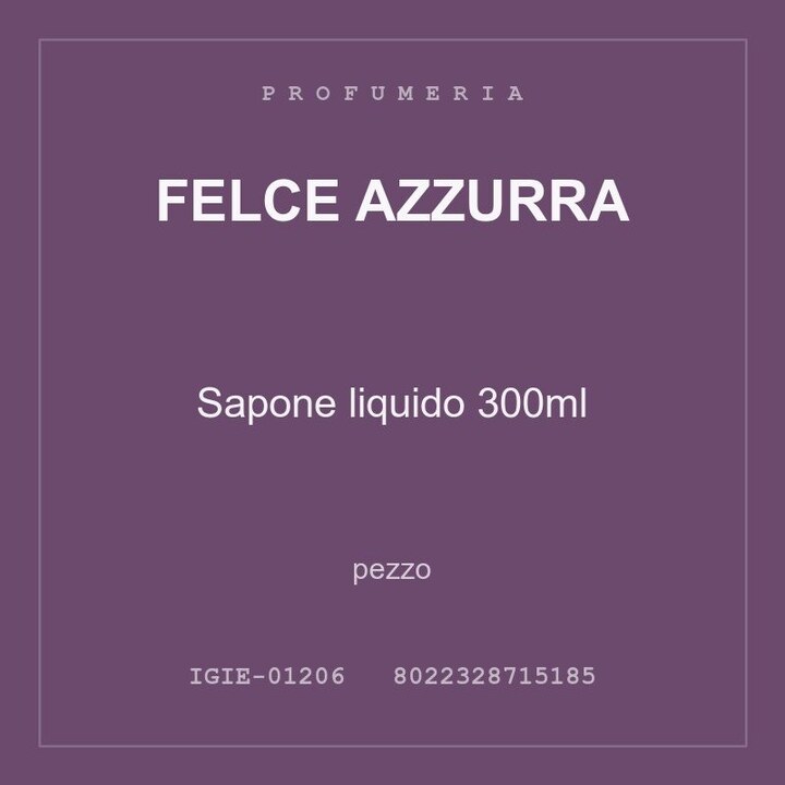 Felce Azzurra Sapone liquido 300ml — conf. 2 pz