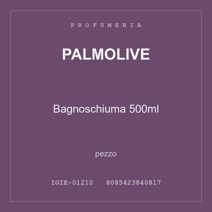 Palmolive Bagnoschiuma 500ml — conf. 2 pz