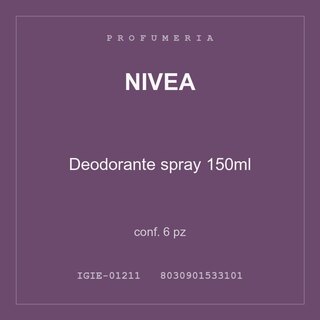 Nivea Deodorante spray 150ml — conf. 1 pz