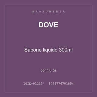 Dove Sapone liquido 300ml — conf. 3 pz