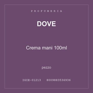 Dove Crema mani 100ml — conf. 2 pz