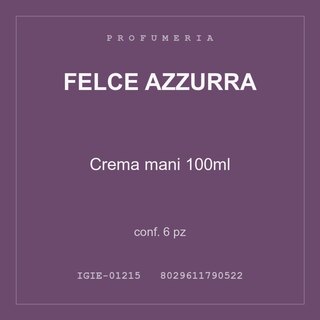 Felce Azzurra Crema mani 100ml — conf. 15 pz