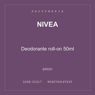 Nivea Deodorante roll-on 50ml — conf. 2 pz