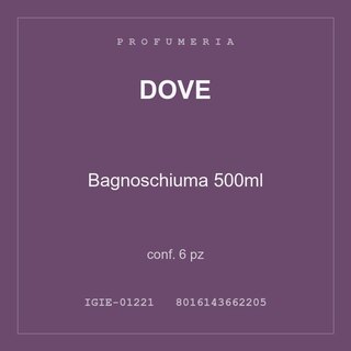 Dove Bagnoschiuma 500ml — conf. 6 pz
