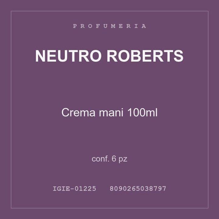 Neutro Roberts Crema mani 100ml — conf. 3 pz