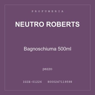 Neutro Roberts Bagnoschiuma 500ml — conf. 4 pz