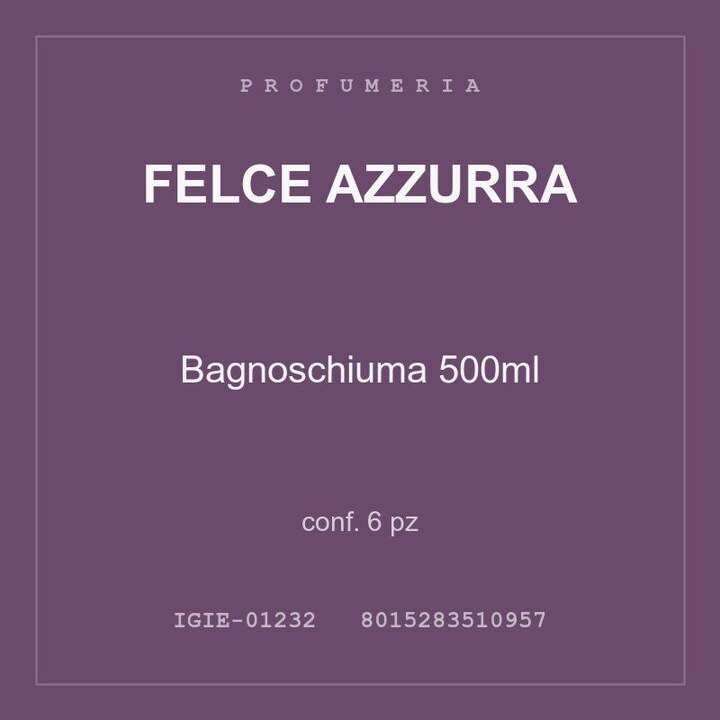 Felce Azzurra Bagnoschiuma 500ml — conf. 6 pz