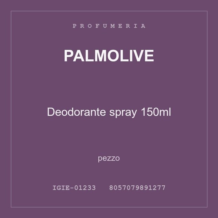 Palmolive Deodorante spray 150ml — conf. 2 pz