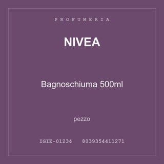 Nivea Bagnoschiuma 500ml — conf. 2 pz