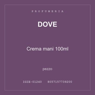 Dove Crema mani 100ml — conf. 3 pz