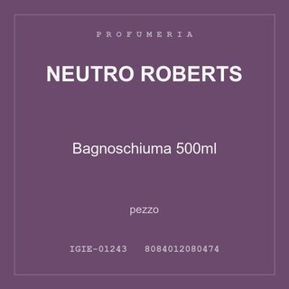 Neutro Roberts Bagnoschiuma 500ml — conf. 12 pz