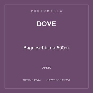 Dove Bagnoschiuma 500ml — conf. 8 pz