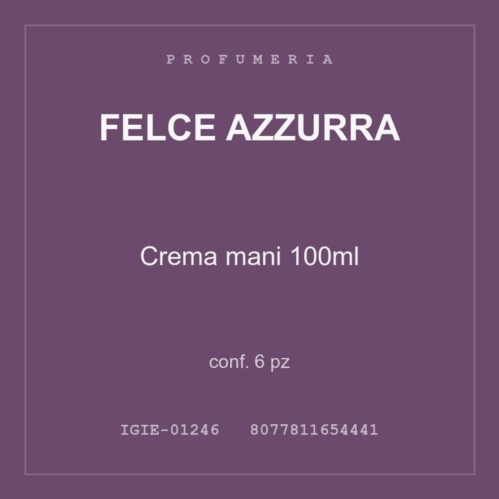 Felce Azzurra Crema mani 100ml — conf. 1 pz