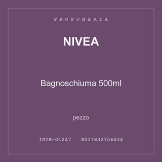 Nivea Bagnoschiuma 500ml — conf. 3 pz